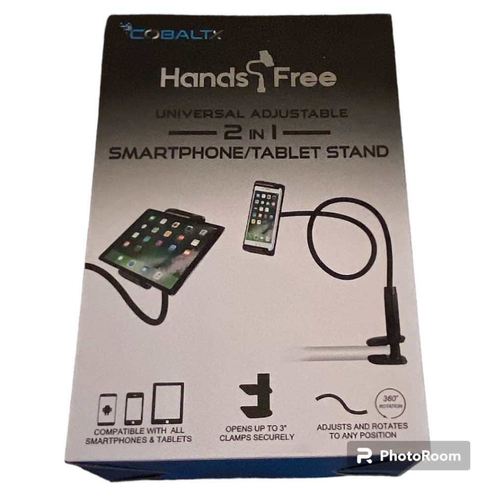 COBALTX Hands-Free Smartphone/Tablet Stand, New in Box